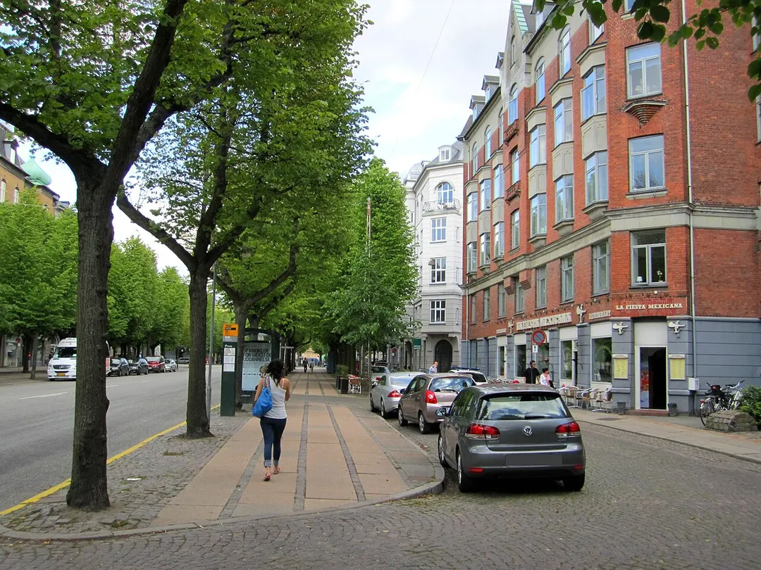 Frederiksberg Allë in the Frederiksberg neighbourhood of Copenhagen, Denmark