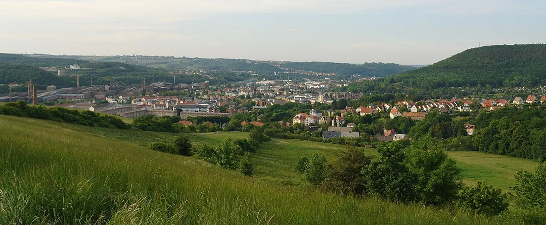 Blick auf Freital
