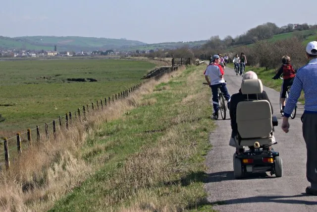 A Path for Everybody For most of its length around the Taw estuary, the path which constitutes part of the Southwest Coast Path and the Tarka Trail is built along disused railway lines and surfaced as a cycle track making it suitable for anyone to use.