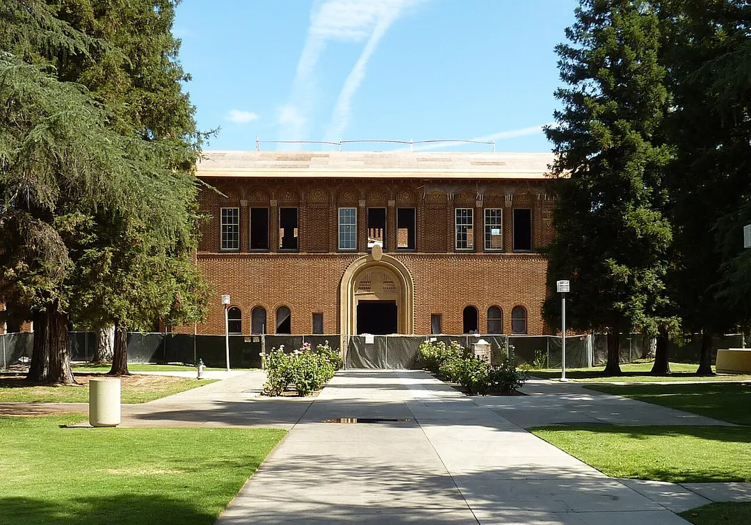 Old Administration Building, Fresno City College, Fresno, California, USA.
