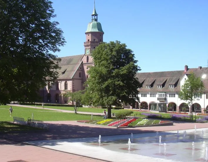 Market place and main church of Freudenstadt, Germany