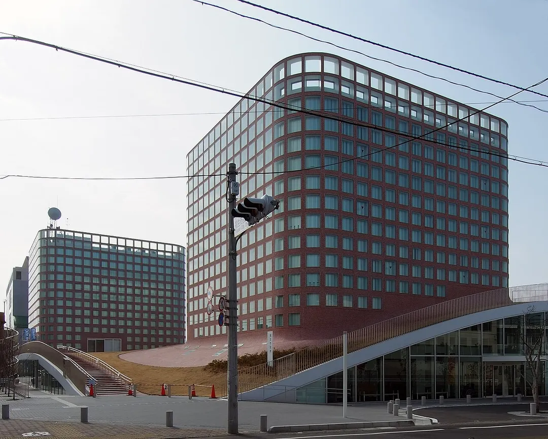 Fussa City Hall in Fussa, Tokyo Japan, designed by Riken Yamamoto