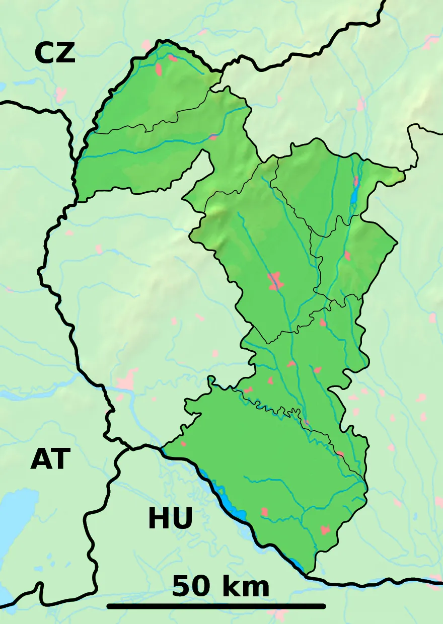 Background map of the Trnava Region, Slovakia, ready for the Geobox template, calibrated at en:Template:Geobox locator Trnava Region

Outline map of the Trnava Region, Slovakia, ready for the Geobox template, calibrated at en:Template:Geobox locator Trnava Region
