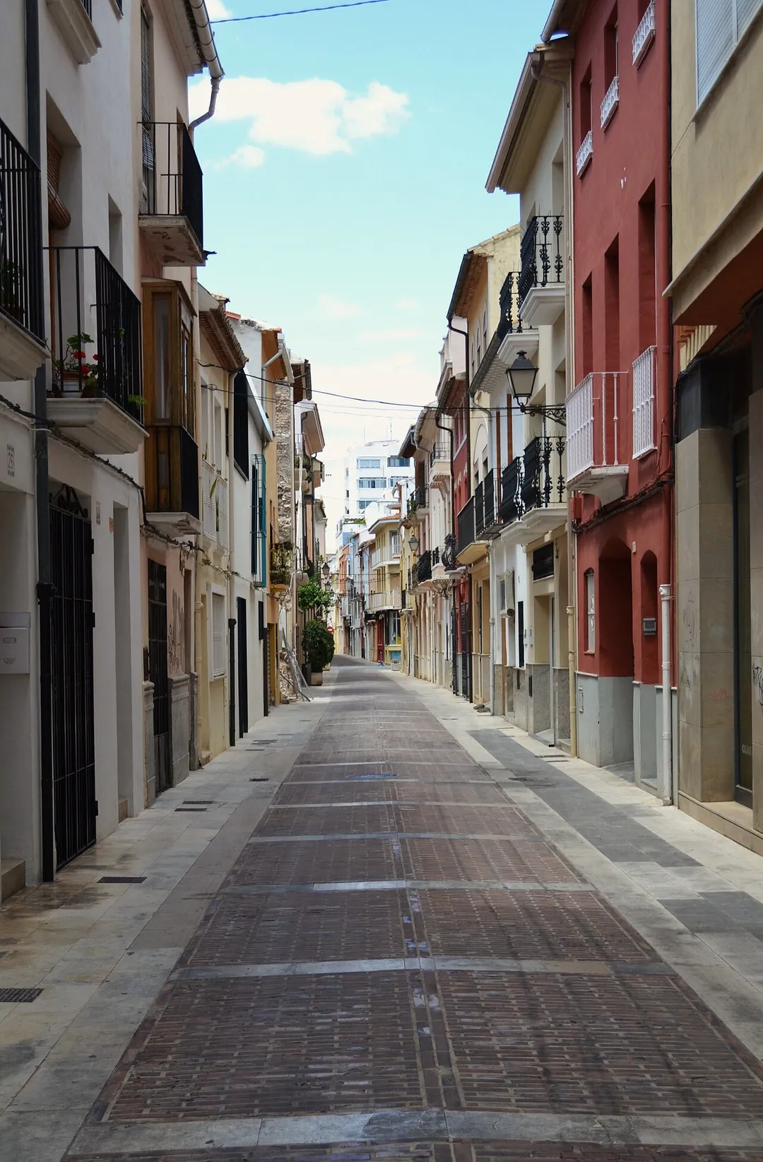 Carrer de santa Clara de Gandia.