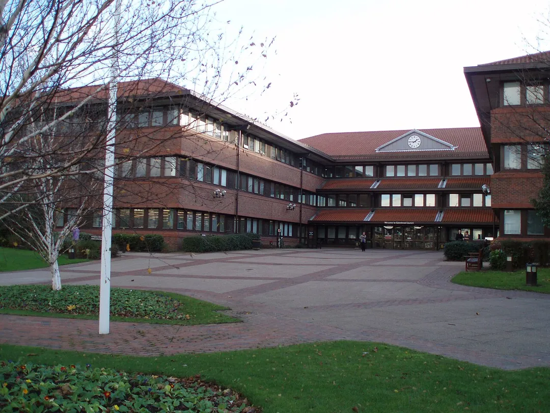 The building of Gateshead Council, UK