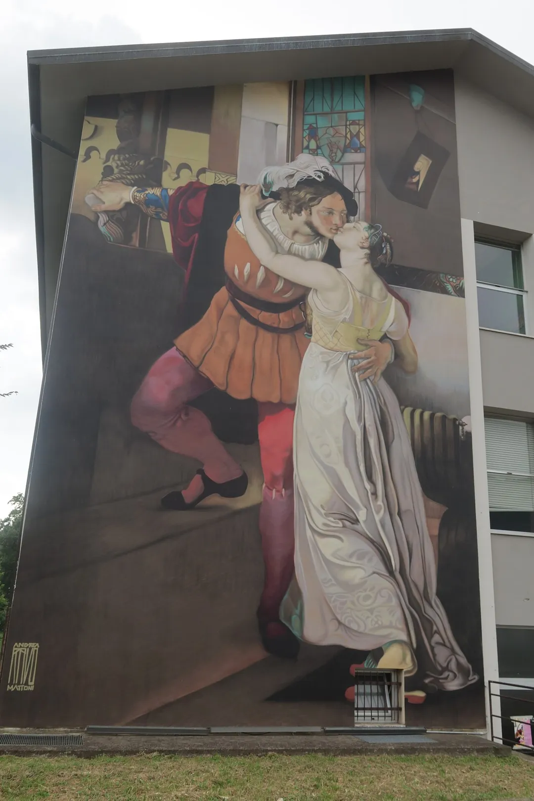 Gavirate Murale L'ultimo bacio di Romeo e Giulietta
