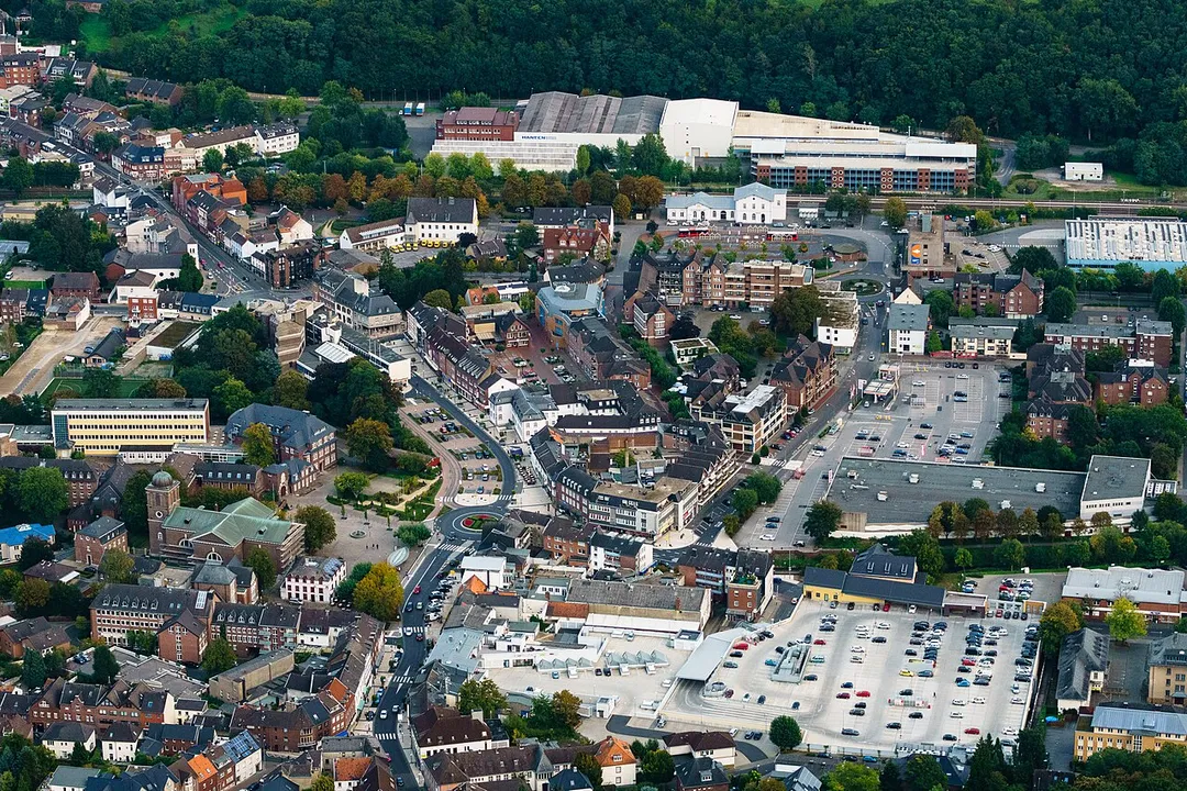 Geilenkirchen Zentrum östl. Teil, Luftaufnahme