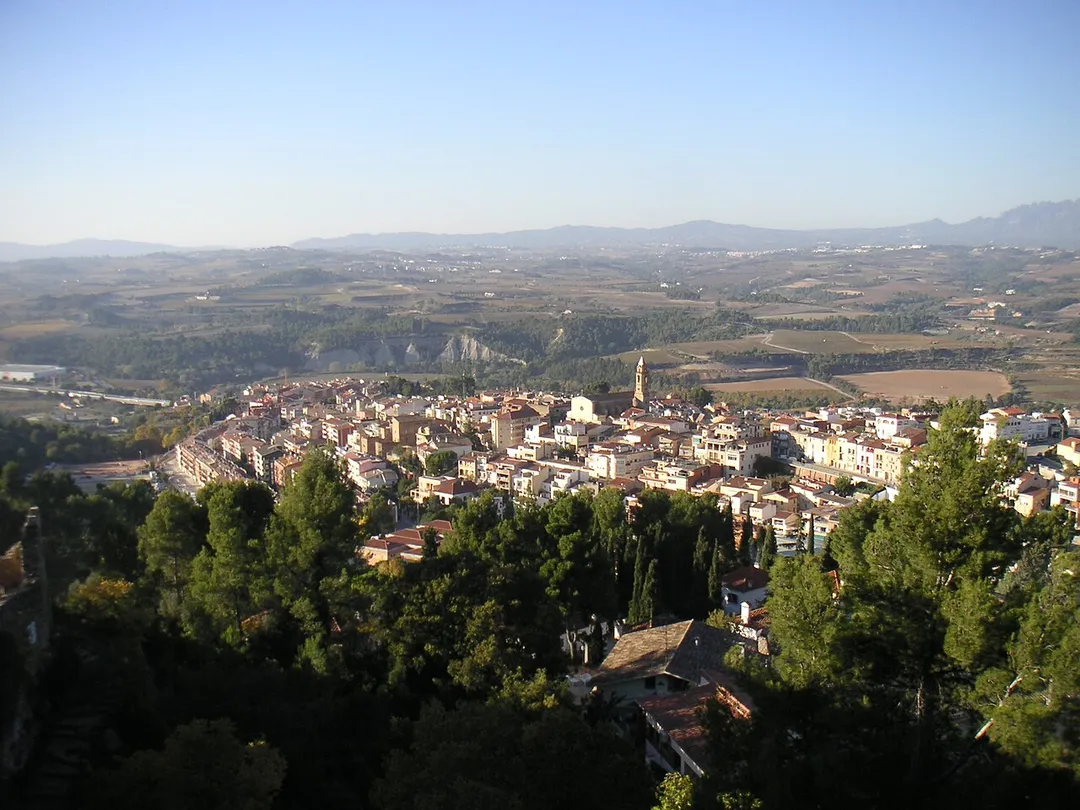 Gelida des del Castell