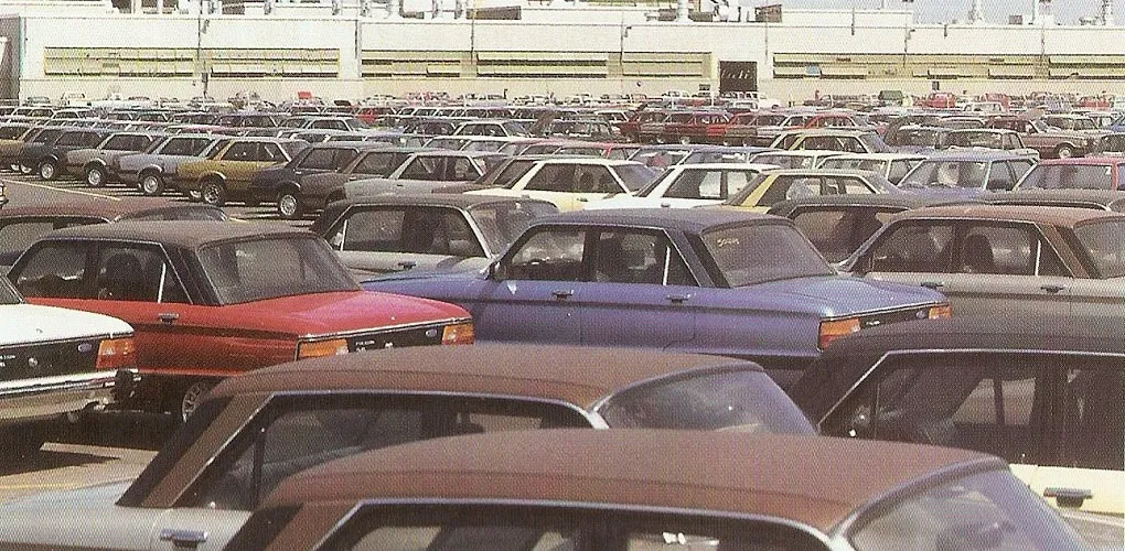 Vista de la planta de Ford Motor Argentina en General Pacheco, Septiembre de 1982.