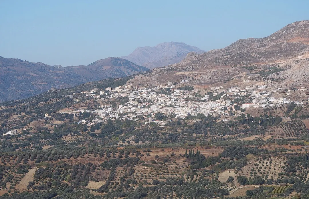 View of Gergeri from east.