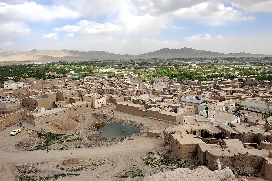 Members from Ghazni Provincial Reconstruction Team visited Old Ghazni City April 18, 2010, located in Ghazni Province, Afghanistan. (Joint Combat Camera Afghanistan; Photo by Tech. Sgt. James May)