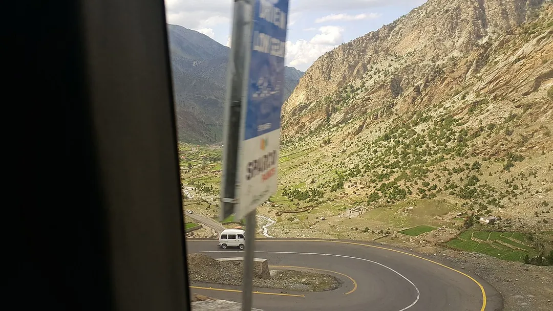 National Highway N-15 which leads to Babusar Top