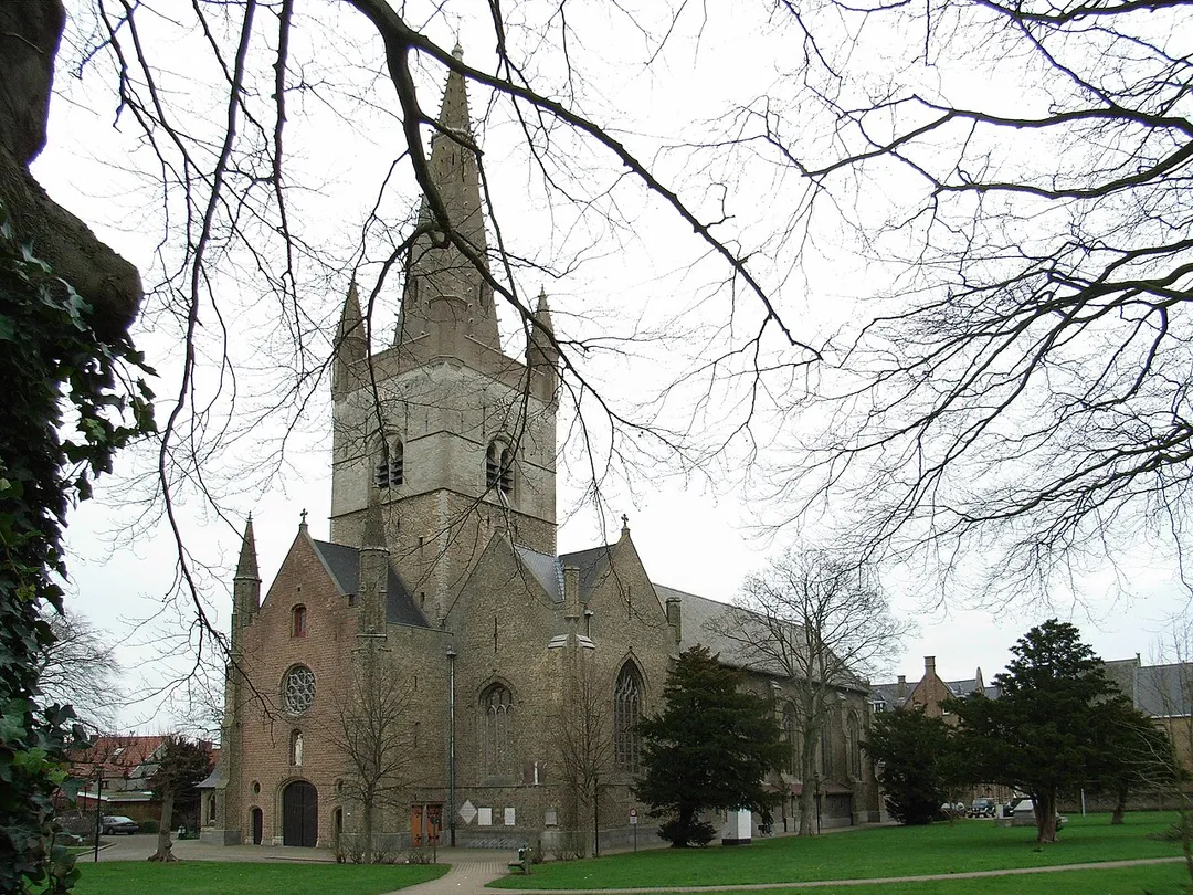 Church of Our Lady in Gistel, West Flanders, Belgium