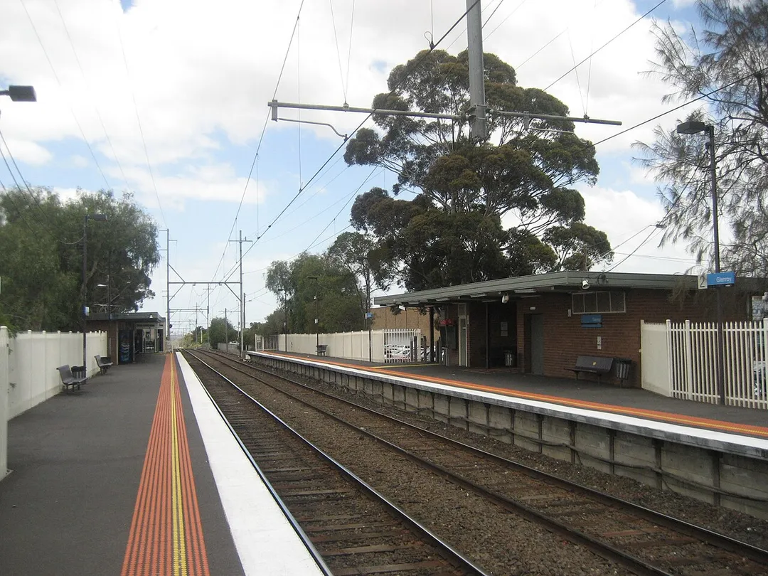 View of Glenroy station in the UP direction.