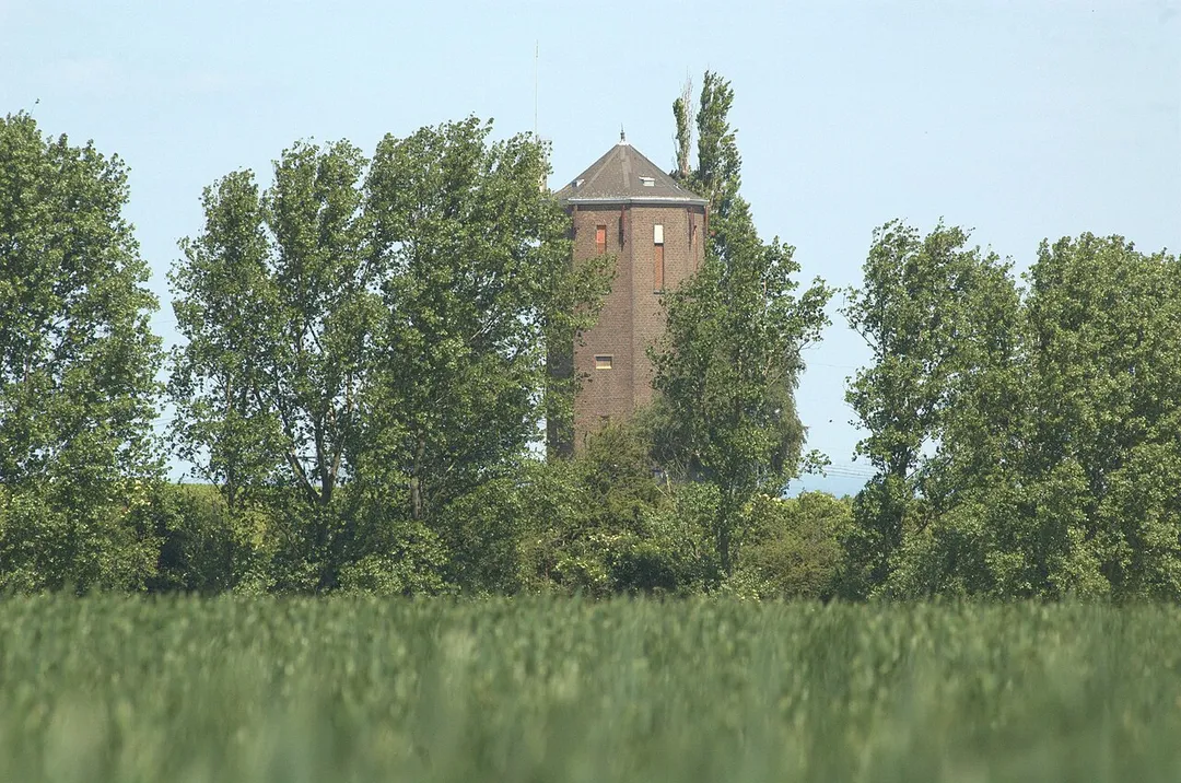 This is a photograph of an architectural monument.It is on the list of cultural monuments of Bergheim, no. 264.
