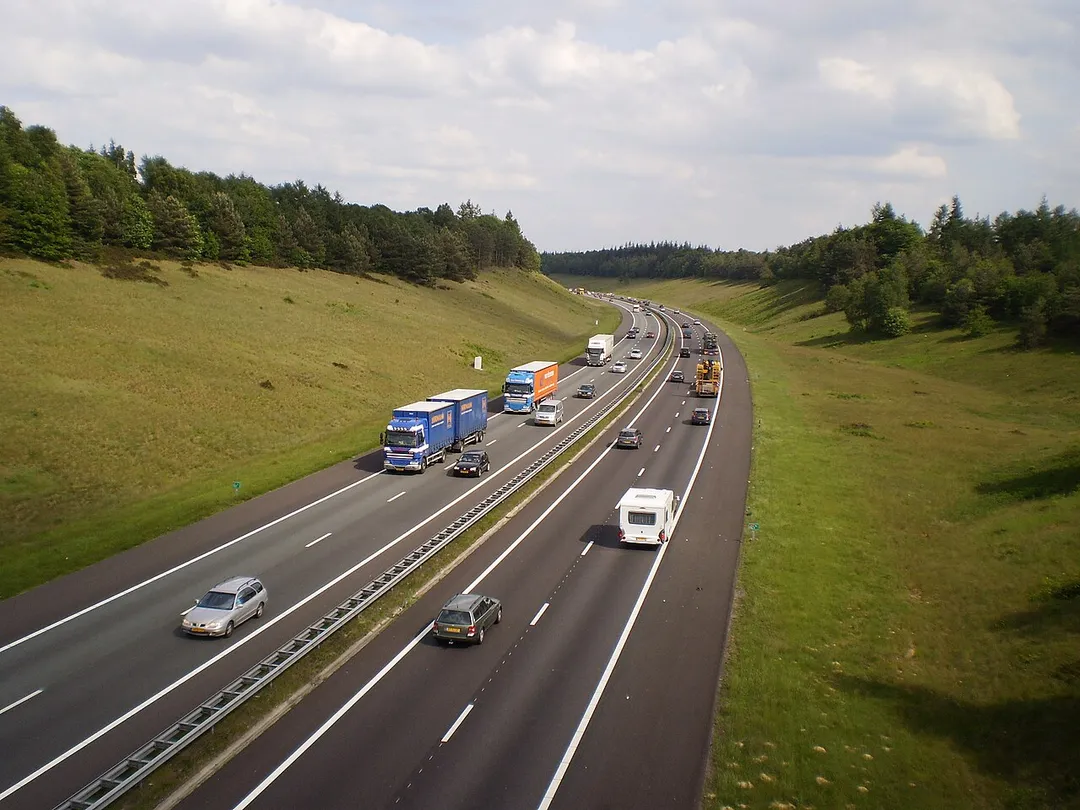 A1 motorway near Hoog Buurlo