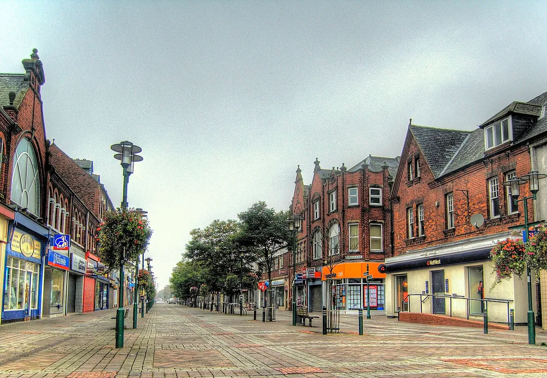 Boothferry Road, Goole, East Riding of Yorkshire, England.Taken on the 12th of October 2009.