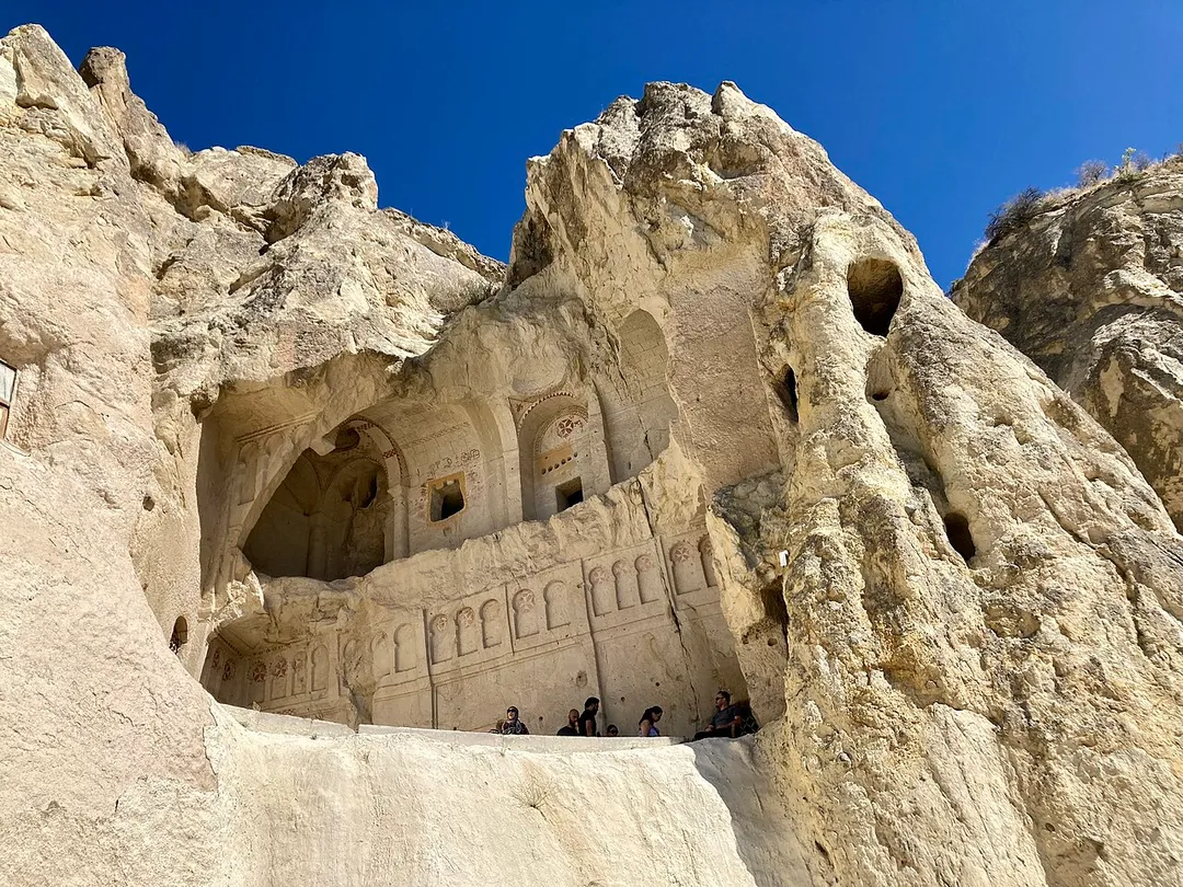 The so called "Dark Church" (Karanlık Kilise) in Göreme was built during the 11th century