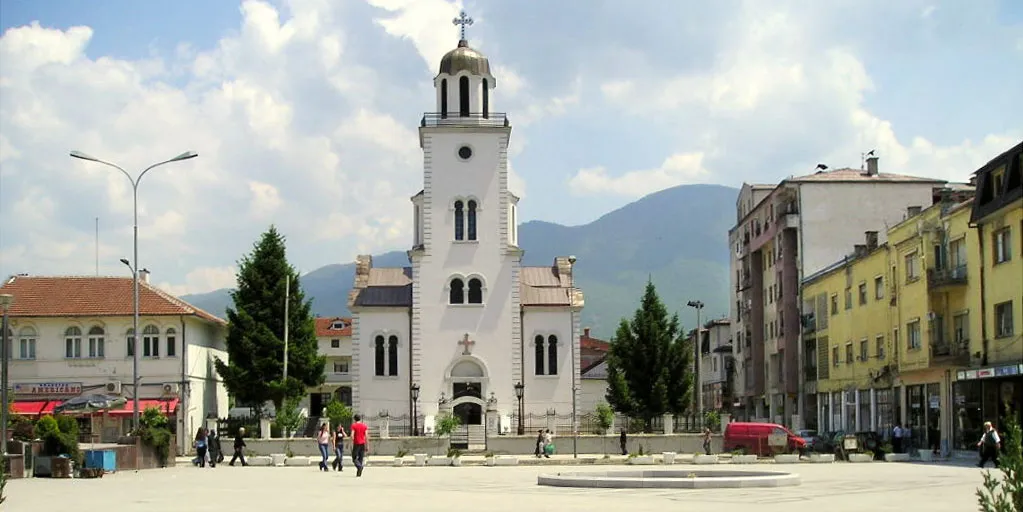 Holy Mother of God Orthodox Church in the city of Gostivar, Macedonia