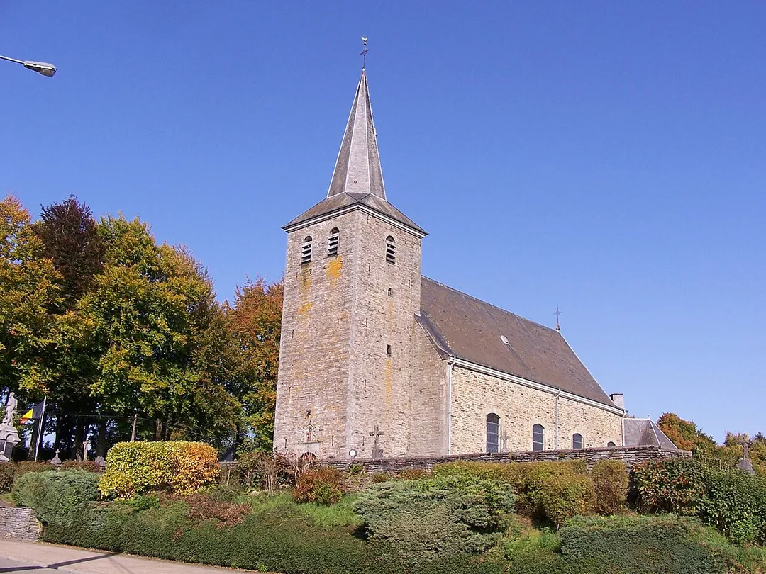 De kerk van Gouvy.