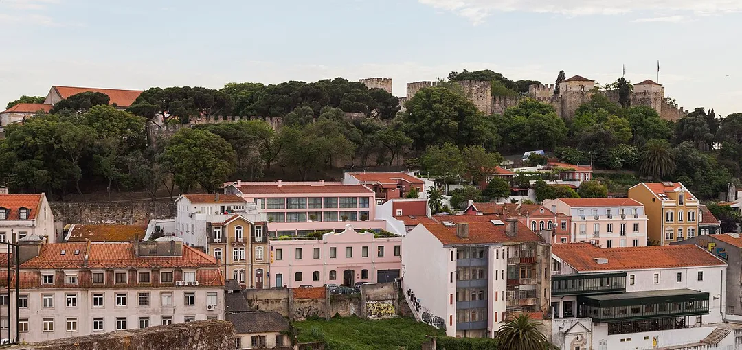View of Lisbon from the Overlook of Graça, Portugal