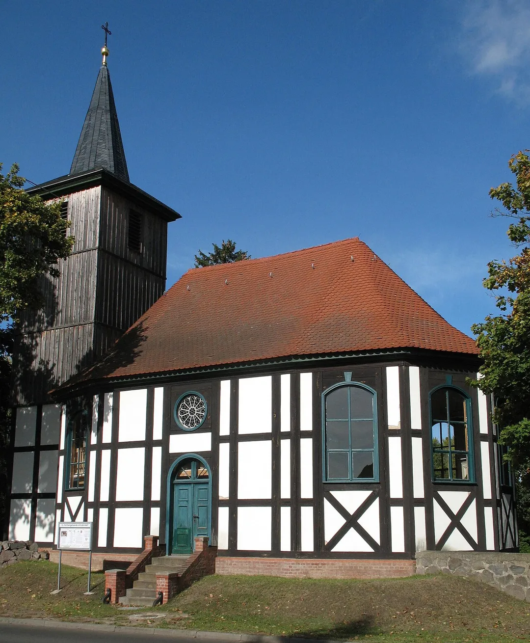 Church in Gransee-Altlüdersdorf in Brandenburg, Germany