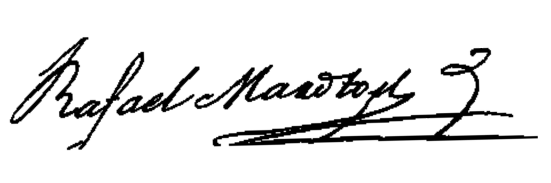 Rafael Maroto Signature