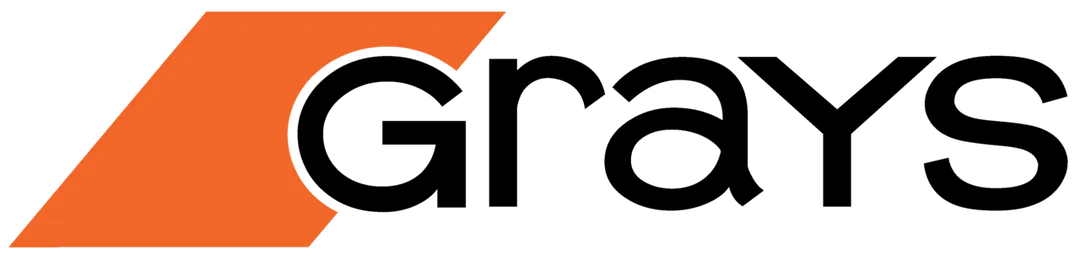Logo of Grays, a field hockey and sports equipment manufacturer for several disciplines.