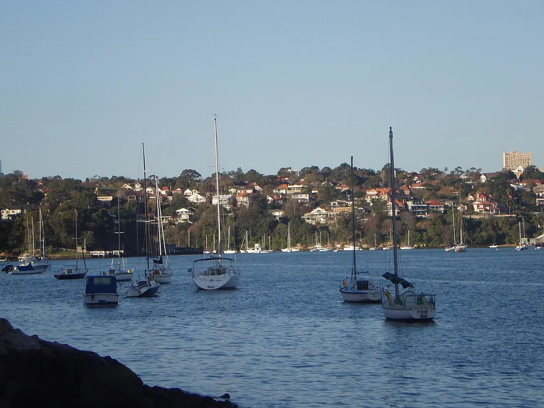 Greenwich and Lane Cove River from Longueville Wharf