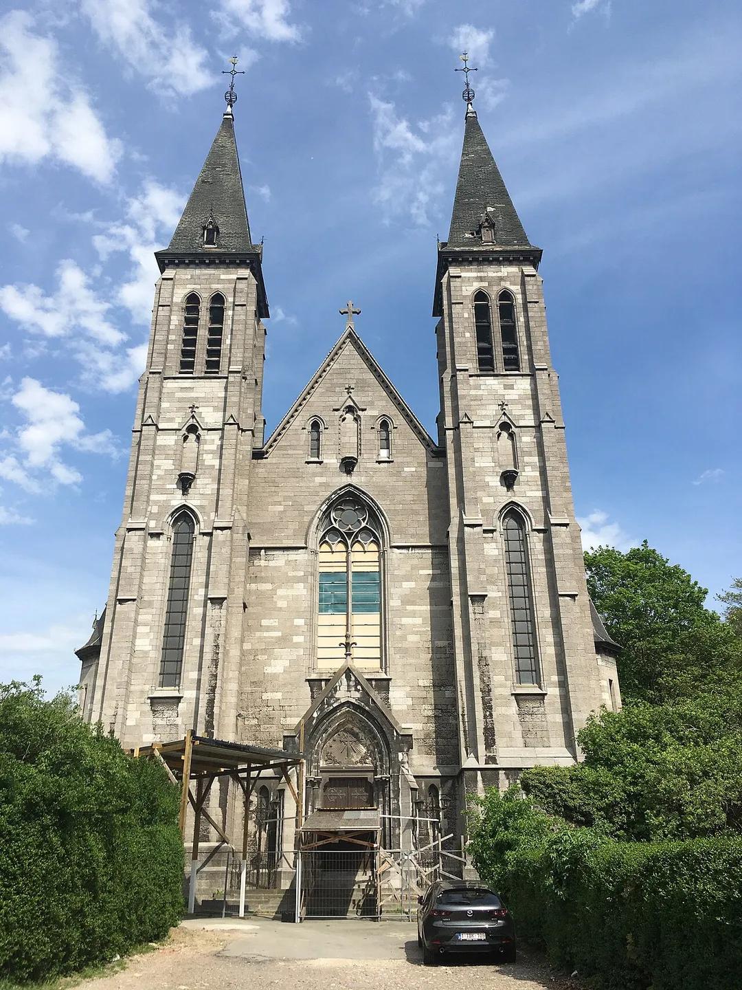 Sint-Lambertuskerk in Grivegnée, Luik, België, in mei 2021.