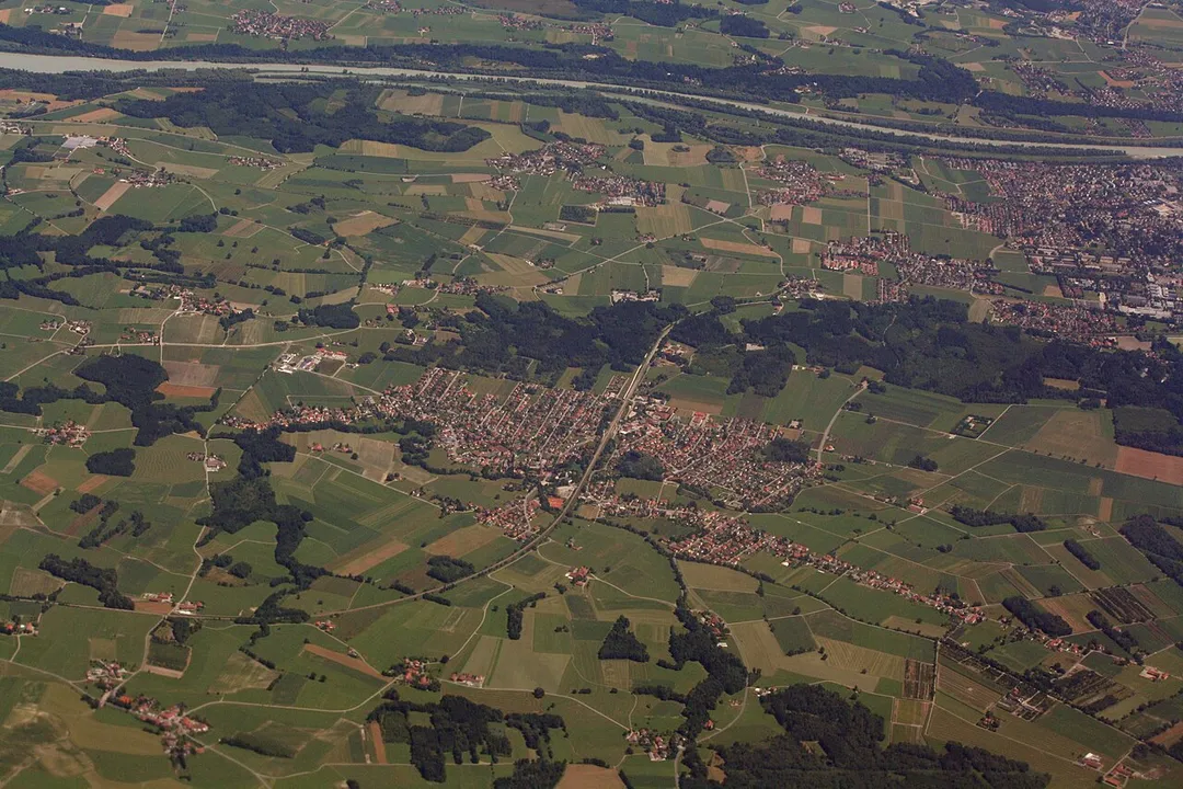 Luftbild Großkarolinenfeld