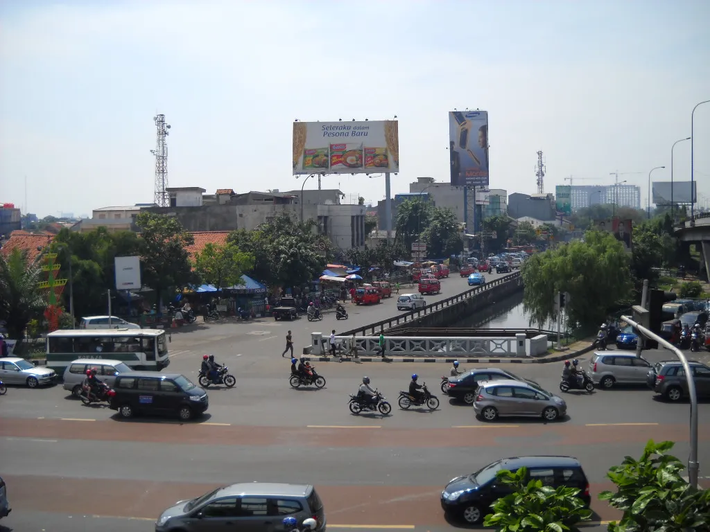 Grogol area, West Jakarta, Indonesia.