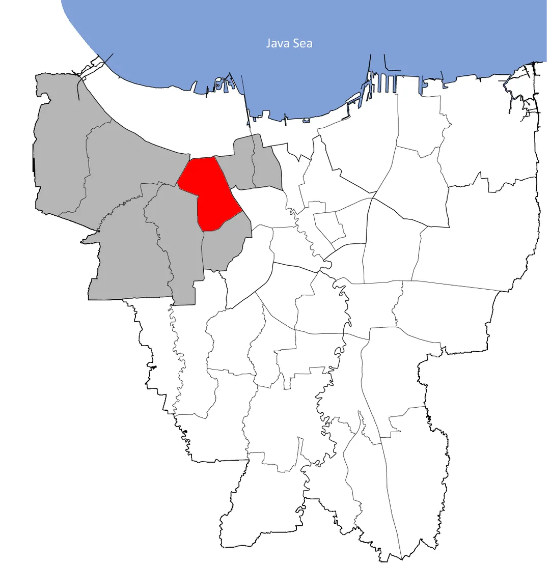 Grogol Petamburan;onderdistrict (Kecamatan) van West-Jakarta