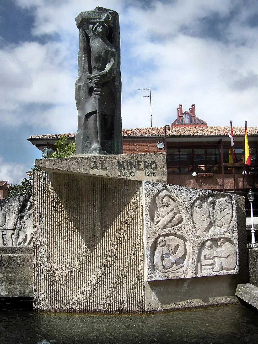 Monumento al minero en Guardo, Palencia (España)