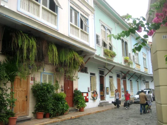 Calle Numa Pompilo Llona en Las Peñas, Guayaquil