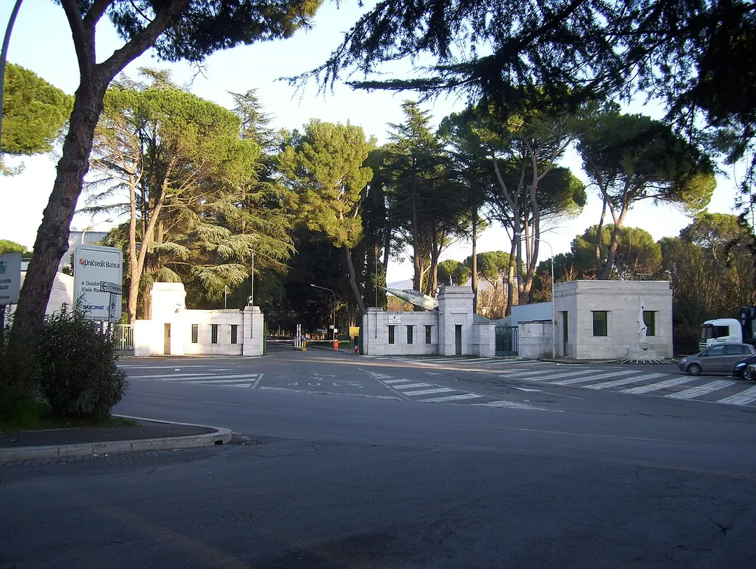 Entrance of Guidonia Airport