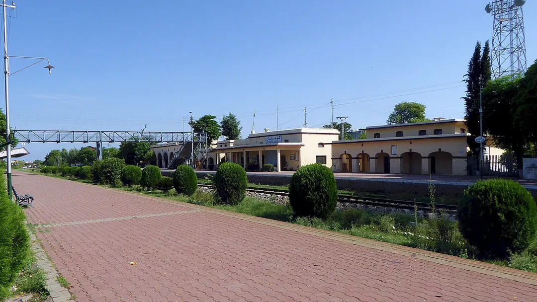 Gujar Khan railway station from platform 2