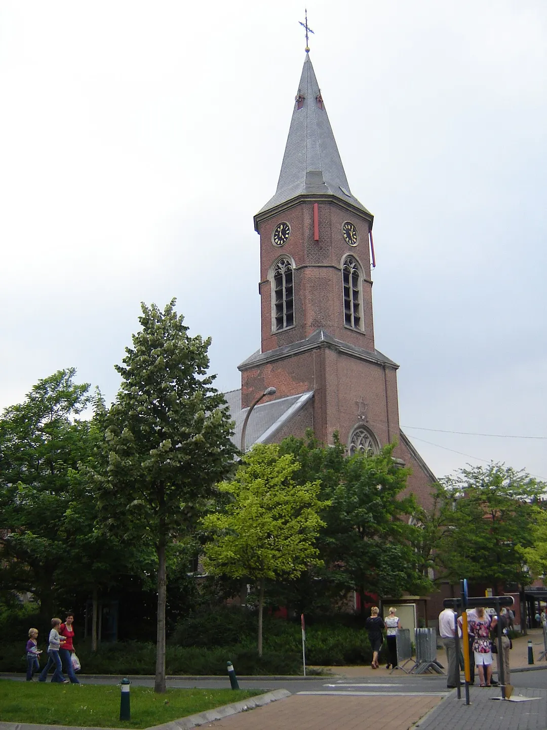 Church of Saint Amand in  Gullegem. Gullegem, Wevelgem, West-Flanders, Belgium