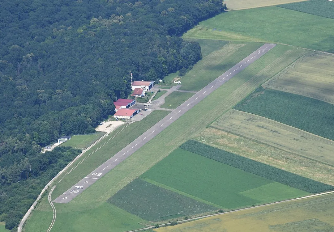 Aerial image of the Gunzenhausen-Reutberg airfield