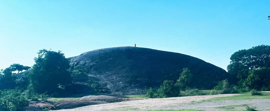 Rocky hills surrounded by green vegetation in Gwoza, Borno State, Nigeria.