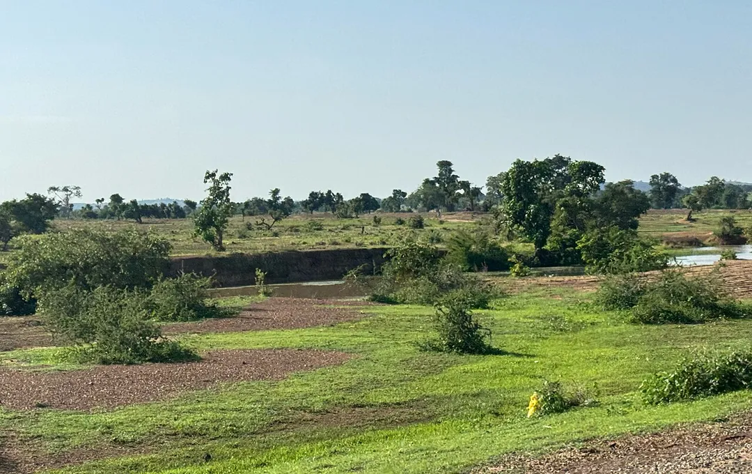 Rocky hills surrounded by green vegetation in Gwoza, Borno State, Nigeria.