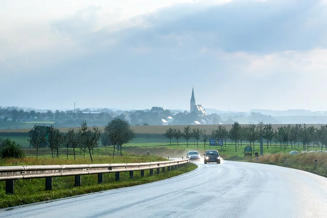Road near Haag, Austria.