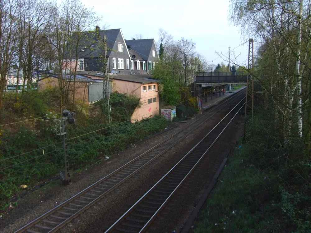 Bahnhof in Haan, NRW, Germany