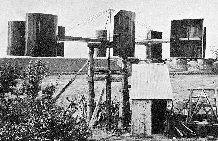 Blyth's wind turbine built to power the lighting at his summer home in Marykirk, Scotland. This is not his first wind turbine, however.