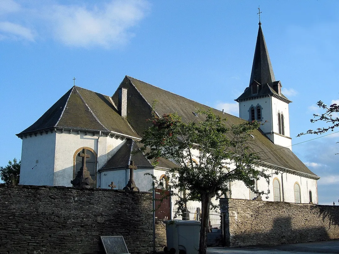 Longlier   (Belgium), St. Stephens’ church (XVIIIth century).