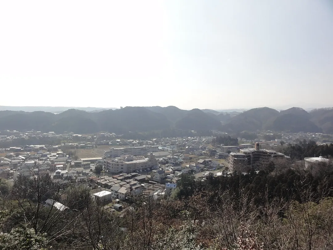 View of Hanno City from Mount Tenran