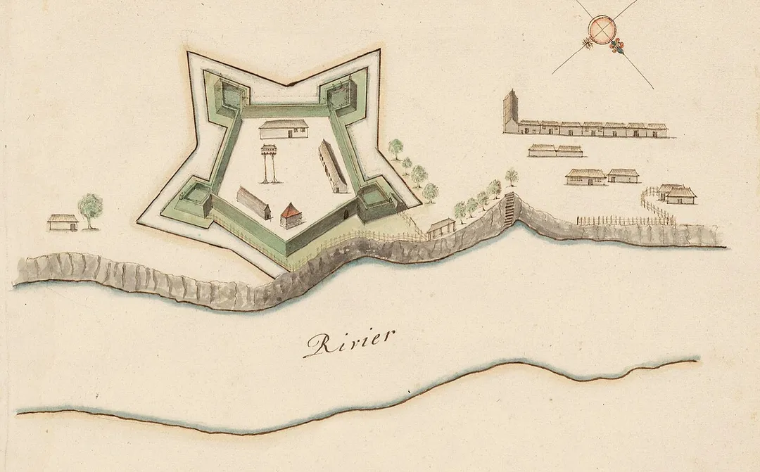 Fort Hanwella in Dutch Ceylon