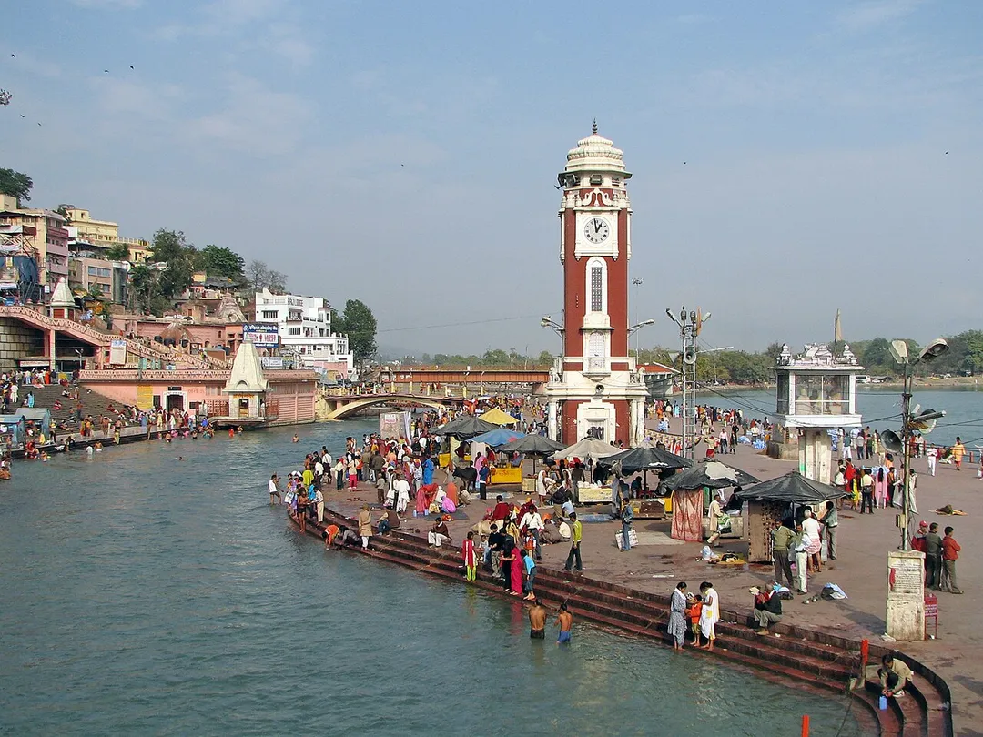 Clock Tower, at Har-ki-Pauri, Haridwar.