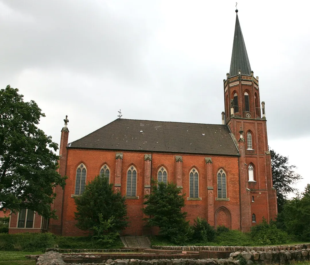 The church St. Marien und Bartholomäi in Harsefeld in Landkreis Stade, Niedersachsen