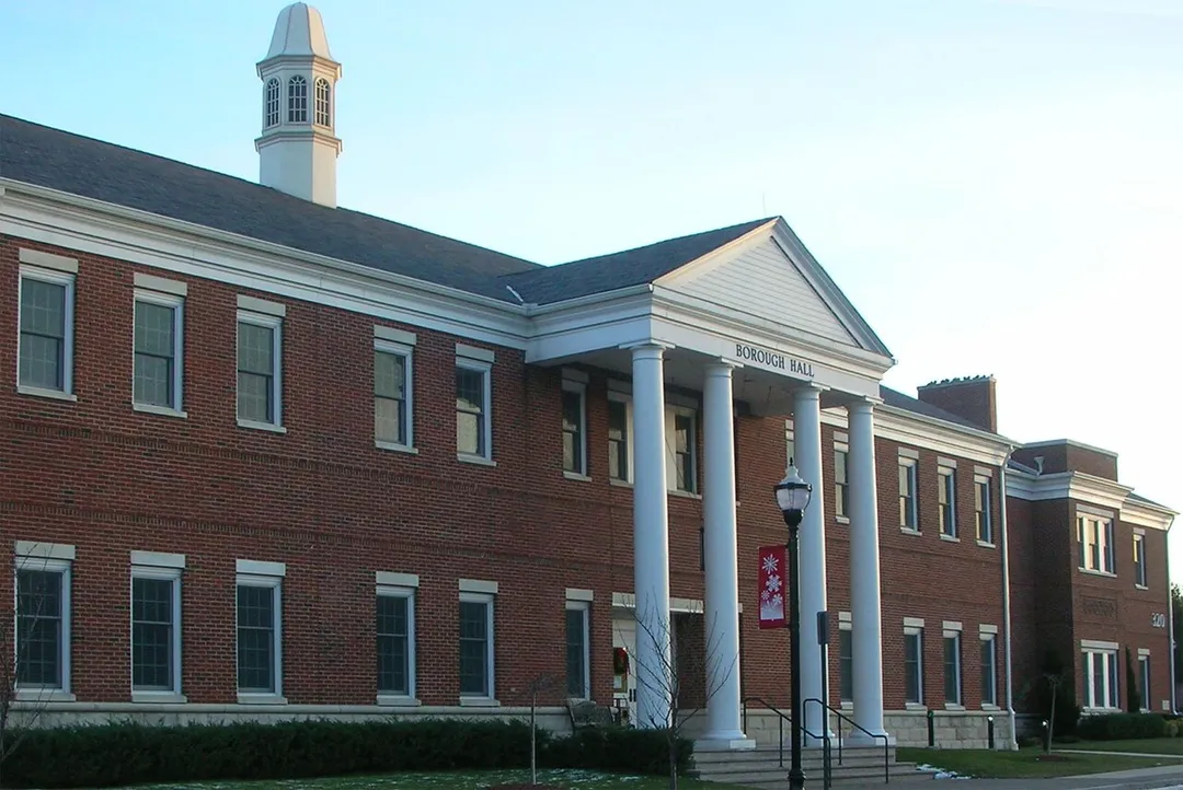 Borough Hall in Hasbrouck Heights, NJ